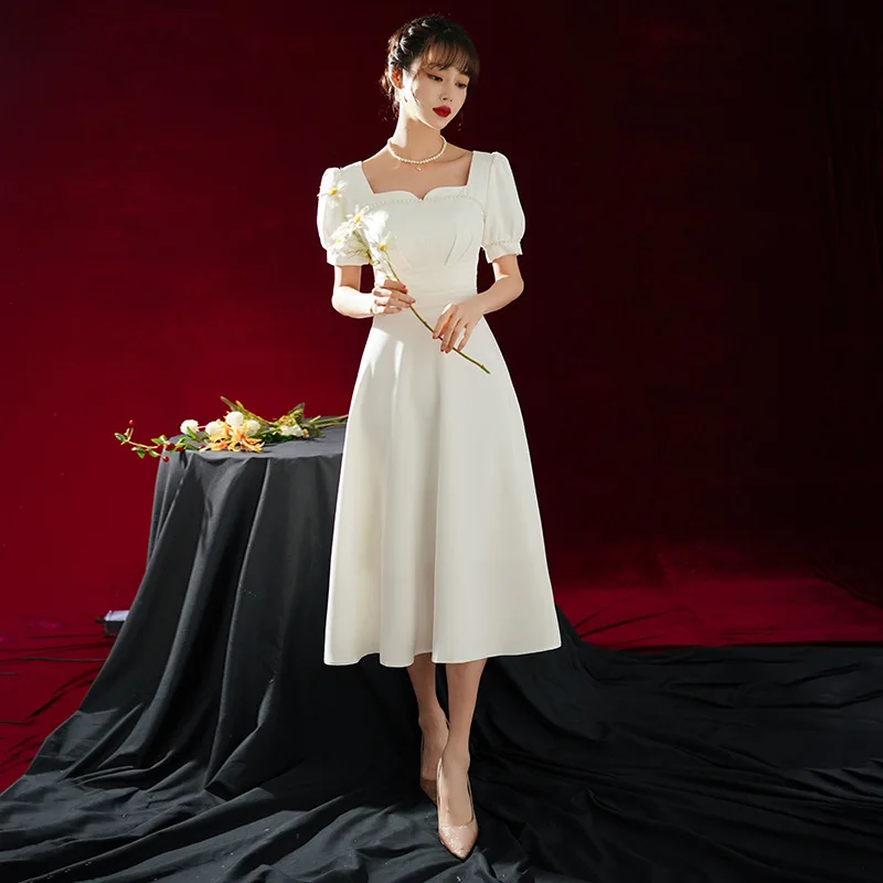 Elegant Beading Square Collar Short Sleeve Daily Evening Dress Women Back Zipper Formal Gowns Robe De Soiree Cheongsam 3XL
Elegant Beading Square Collar Short Sleeve Daily Evening Dress Women Back Zipper Formal Gowns Robe De Soiree Cheongsam 3XL