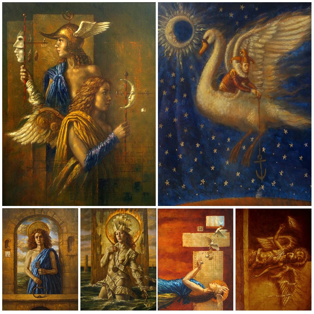 Retro Swan Angel Goddess Vintage Nordic Poster Wall Art Canvas Painting Wall Pictures For Living Room Decor Unframed
Retro Swan Angel Goddess Vintage Nordic Poster Wall Art Canvas Painting Wall Pictures For Living Room Decor Unframed