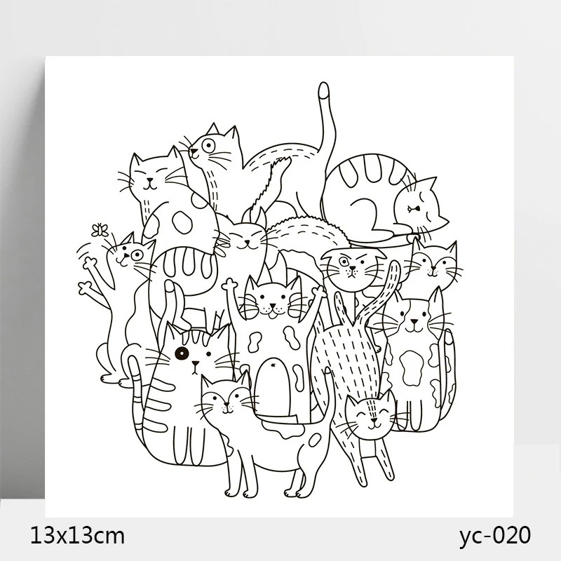 AZSG cat Clear Stamps/Seals For DIY Scrapbooking/Card Making/Album Decorative Silicone Stamp Crafts
AZSG cat Clear Stamps/Seals For DIY Scrapbooking/Card Making/Album Decorative Silicone Stamp Crafts