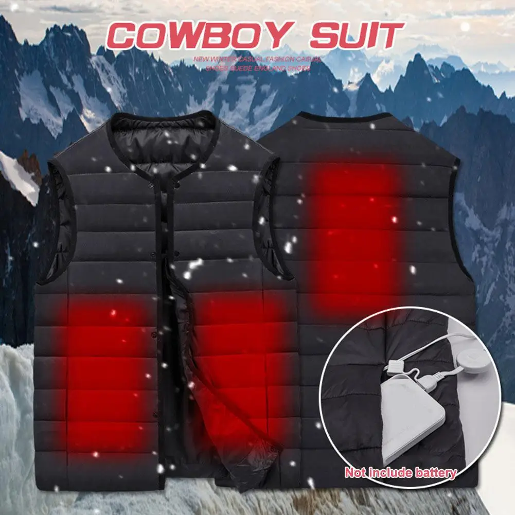 Washable Smart Charging Heating Vest Men Cotton Coat V-neck Graphene Carbon Fiber Winter Heating Jacket Warm Heating Vest 4XL
Washable Smart Charging Heating Vest Men Cotton Coat V-neck Graphene Carbon Fiber Winter Heating Jacket Warm Heating Vest 4XL