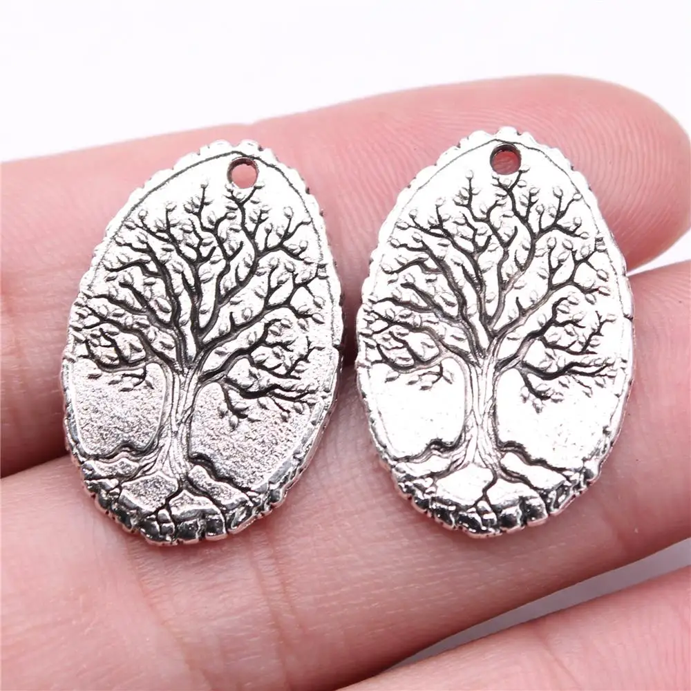 Wholesale 60pcs/bag Charms Wholesale 26x17mm Life Tree Charms Antique Silver Color For Jewelry Making DIY Jewelry Findings
Wholesale 60pcs/bag Charms Wholesale 26x17mm Life Tree Charms Antique Silver Color For Jewelry Making DIY Jewelry Findings