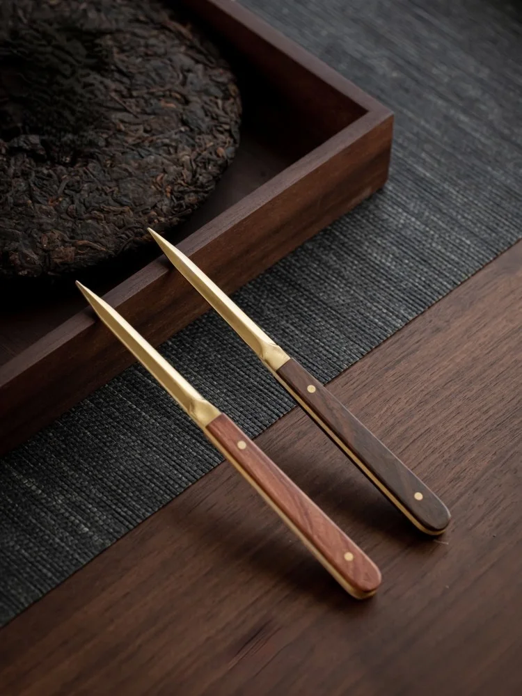 Wood Puer Tea Knife Ceremony Prying Handmade Vintage Simple Chinese Oolong Green Tea Knife Copper Caja De Te Tea Accessories 60
Wood Puer Tea Knife Ceremony Prying Handmade Vintage Simple Chinese Oolong Green Tea Knife Copper Caja De Te Tea Accessories 60