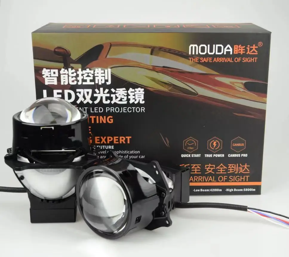 AOZOO MCustom style MOUDA Upgrade Super Quality 2 Pcs 52W 5800LM 6000k 3.0 Inch LED Bi Projector Lens 2 Method Installation
AOZOO MCustom style MOUDA Upgrade Super Quality 2 Pcs 52W 5800LM 6000k 3.0 Inch LED Bi Projector Lens 2 Method Installation
