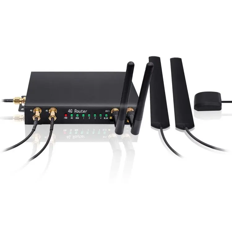 R350 Series car WIFI GPS Dual sim 4G LTE router with sim card slot and external SMA antenna
R350 Series car WIFI GPS Dual sim 4G LTE router with sim card slot and external SMA antenna