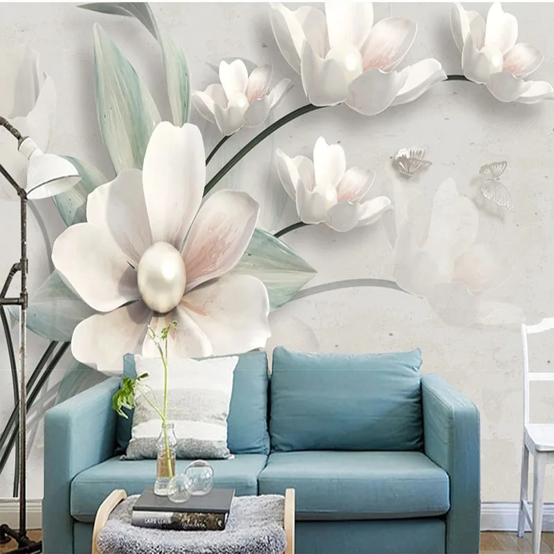 Custom Mural Wallpaper 3D Beautiful European-style Jewelry Flower TV Background Wall Decor Waterproof Papel De Parede Home Décor
Custom Mural Wallpaper 3D Beautiful European-style Jewelry Flower TV Background Wall Decor Waterproof Papel De Parede Home Décor