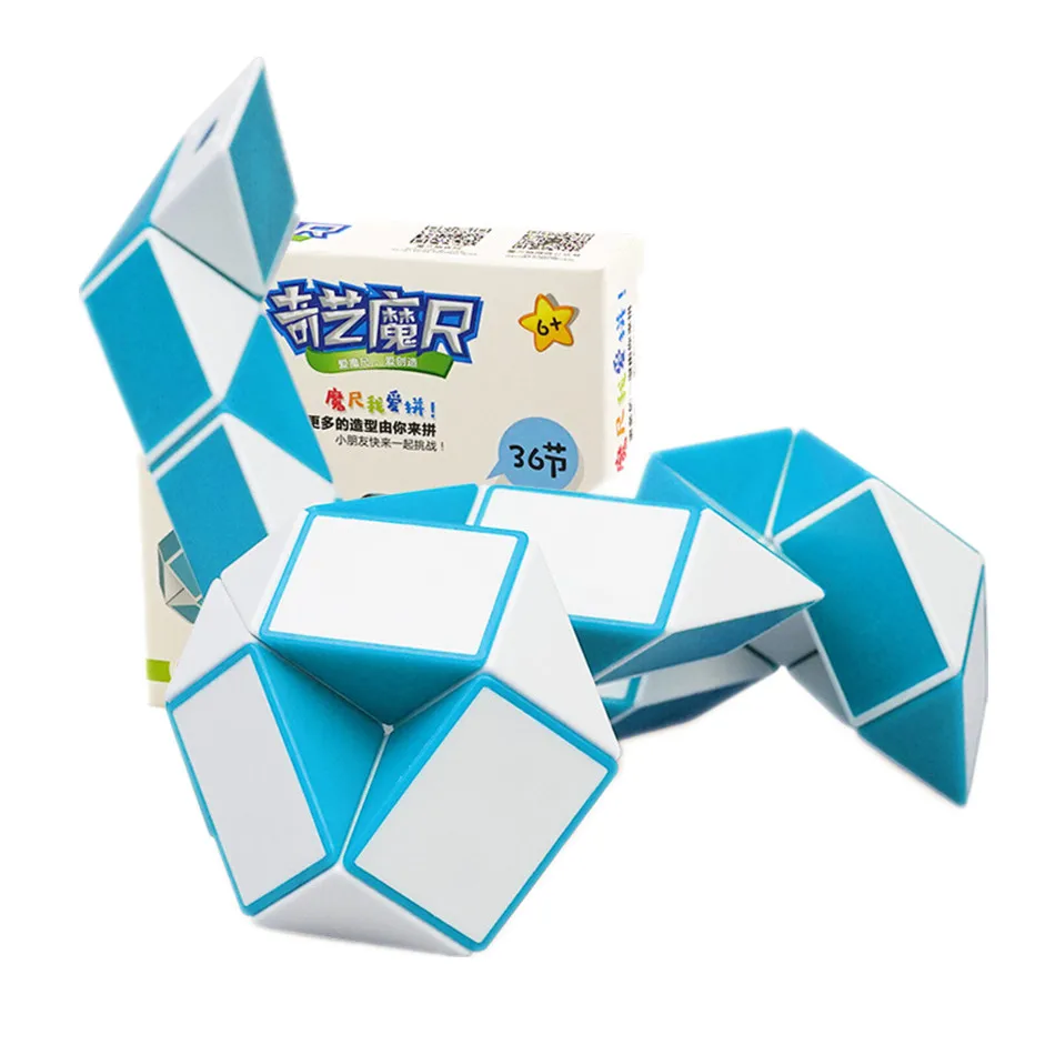QIYI 36 Segment Magic Rule Snake Cubes Elasticity Elastic changed Popular Twist Transformable Kid Puzzle Toy for Children Gift
QIYI 36 Segment Magic Rule Snake Cubes Elasticity Elastic changed Popular Twist Transformable Kid Puzzle Toy for Children Gift