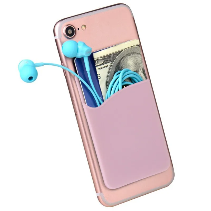 Double Pocket Elastic Stretch Silicone Cell Phone ID Credit Card Holder Sticker Universal Wallet Case Card Holder Adhesive
Double Pocket Elastic Stretch Silicone Cell Phone ID Credit Card Holder Sticker Universal Wallet Case Card Holder Adhesive