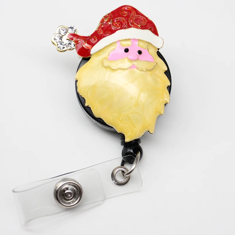 10pcs/lot Christmas style Christmas Santa Claus metal retractable ID badge holder
10pcs/lot Christmas style Christmas Santa Claus metal retractable ID badge holder
