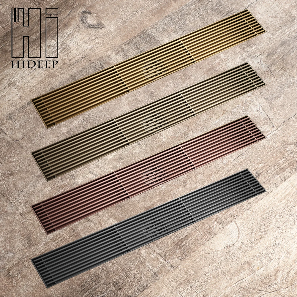 Gray Gold Black Floor Drain 60cm Stainless Steel Bathroom Water Anti-Odor Wire Strainer Drain Balcony Toilet Kitchen Drains
Gray Gold Black Floor Drain 60cm Stainless Steel Bathroom Water Anti-Odor Wire Strainer Drain Balcony Toilet Kitchen Drains