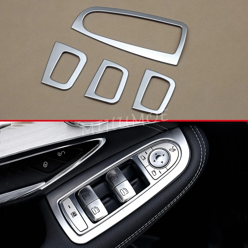 Накладки на панель переключателя дверей интерьера для Mercedes GLC C Class X253 C253 W205 S205
Накладки на панель переключателя дверей интерьера для Mercedes GLC C Class X253 C253 W205 S205