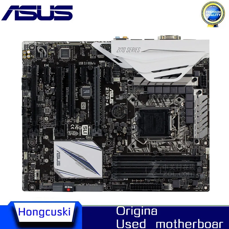 Used For ASUS Z170-A original M.2 NVME 6th motherboard Socket LGA1151 DDR4 Z170 Desktop Motherboard
Used For ASUS Z170-A original M.2 NVME 6th motherboard Socket LGA1151 DDR4 Z170 Desktop Motherboard