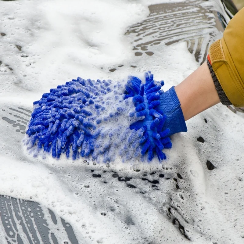 Double-sided Car Washing Gloves Microfiber Chenille Material Coraline Wipe Car God Wipe Car Cleaning Tools Supplies Convenient
Double-sided Car Washing Gloves Microfiber Chenille Material Coraline Wipe Car God Wipe Car Cleaning Tools Supplies Convenient