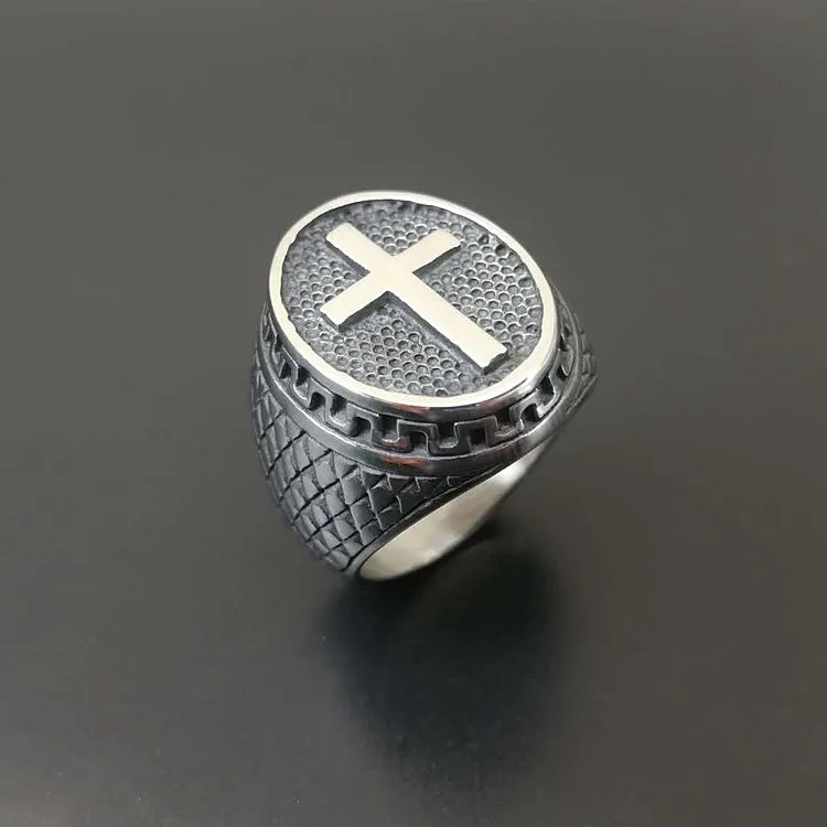 Retro Men's Silver Color Stainless Steel Ring Church Cross Ring Titanium Steel Ring Hip Hop Punk Rock Ring Jewelry Gifts
Retro Men's Silver Color Stainless Steel Ring Church Cross Ring Titanium Steel Ring Hip Hop Punk Rock Ring Jewelry Gifts