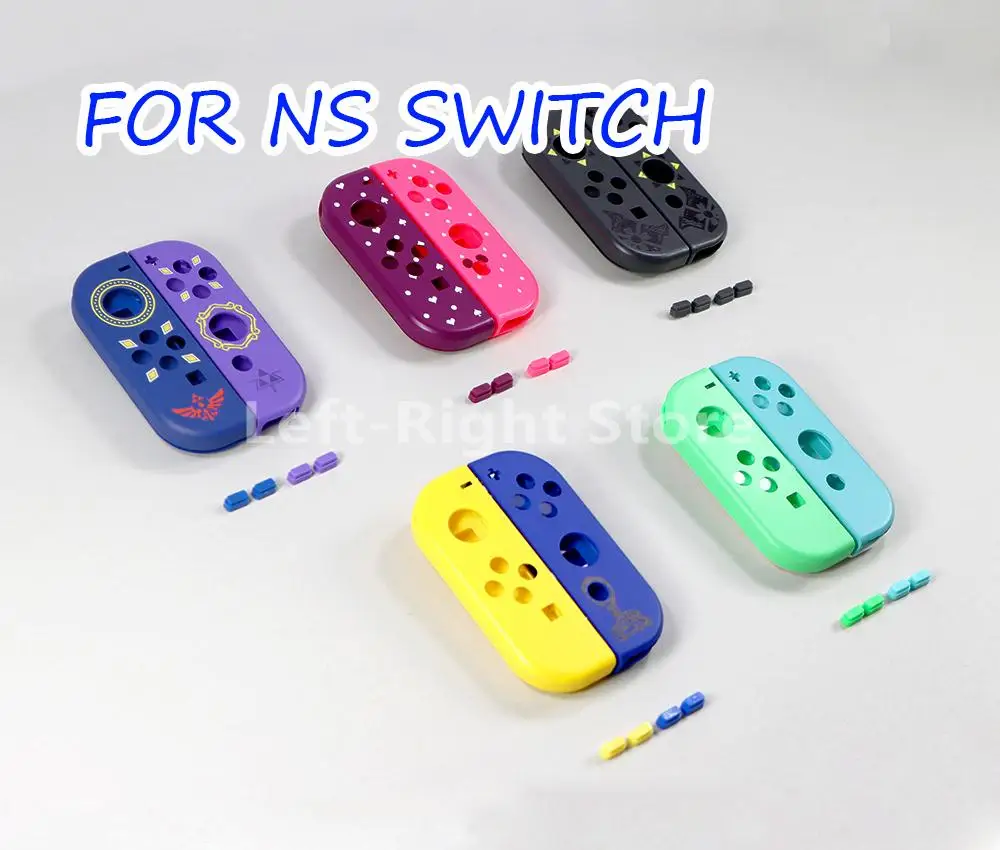 5 комплектов жесткого пластикового корпуса на заказ, чехол для контроллера Nintendo Switch NS Joycon, правая и левая SL SR, замена кнопок
5 комплектов жесткого пластикового корпуса на заказ, чехол для контроллера Nintendo Switch NS Joycon, правая и левая SL SR, замена кнопок