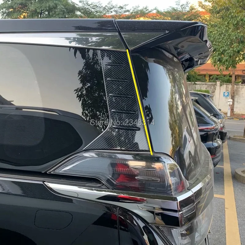 For 2015-2018 2019 Toyota Alphard / Vellfire 30 Series Rear Window Pillar C Pillar Tail ABS Side Cover Decoration Accessories
For 2015-2018 2019 Toyota Alphard / Vellfire 30 Series Rear Window Pillar C Pillar Tail ABS Side Cover Decoration Accessories