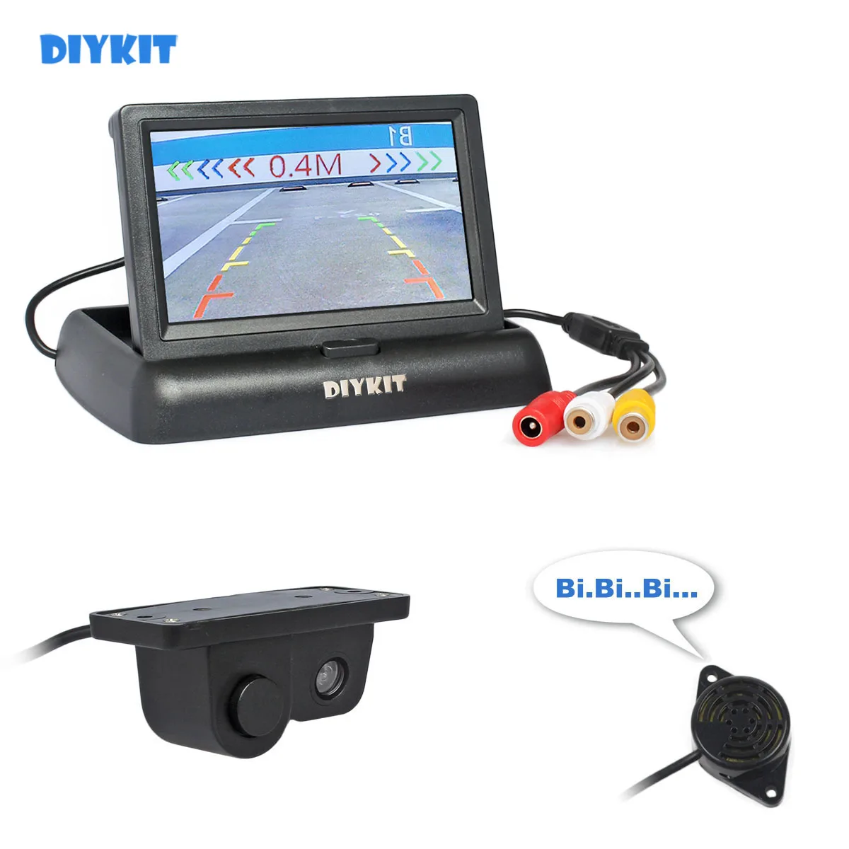 4,3 дюймовый складной цветной TFT ЖК-монитор заднего вида DIYKIT, автомобильный монитор, водонепроницаемый парковочный радар, датчик, автомобильная камера, парковочная система
4,3 дюймовый складной цветной TFT ЖК-монитор заднего вида DIYKIT, автомобильный монитор, водонепроницаемый парковочный радар, датчик, автомобильная камера, парковочная система