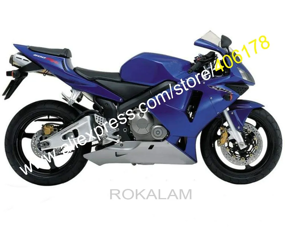 2003 2004 Комплект обтекателей CBR600RR для Honda CBR 600RR F5 CBR 600 03 04, синие комплекты обтекателей из АБС-пластика (литье под давлением)
2003 2004 Комплект обтекателей CBR600RR для Honda CBR 600RR F5 CBR 600 03 04, синие комплекты обтекателей из АБС-пластика (литье под давлением)