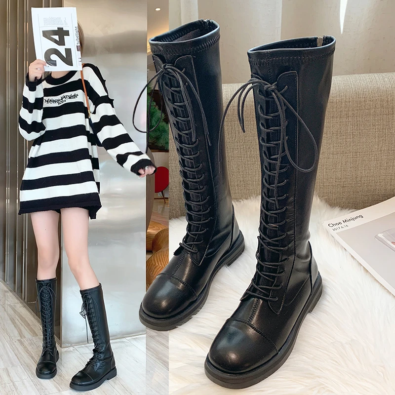 Thick-soled Stretch Leather High Boots New Motorcycle Boots Women 2022 Autumn and Winter Long Boots Chelsea Women's Autumn Shoes
Thick-soled Stretch Leather High Boots New Motorcycle Boots Women 2022 Autumn and Winter Long Boots Chelsea Women's Autumn Shoes