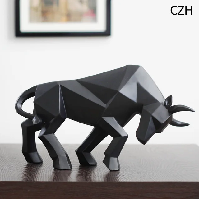 Resin Geometric Bison Ox Sculpture Abstract Bull Statue Office Decoration Home Furnishings Art Craft Ornament Birthday Gift
Resin Geometric Bison Ox Sculpture Abstract Bull Statue Office Decoration Home Furnishings Art Craft Ornament Birthday Gift