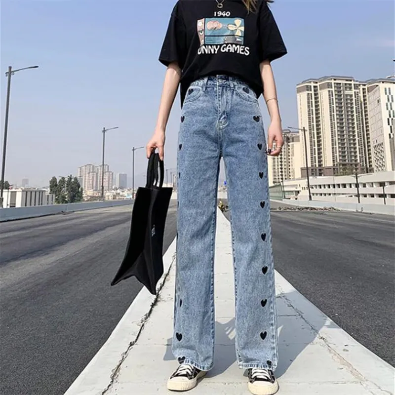 Woman Jeans High Waist Clothes Wide Leg Denim Clothing Blue Streetwear Vintage Quality Nice Vogue Harajuku Straight Pants
Woman Jeans High Waist Clothes Wide Leg Denim Clothing Blue Streetwear Vintage Quality Nice Vogue Harajuku Straight Pants