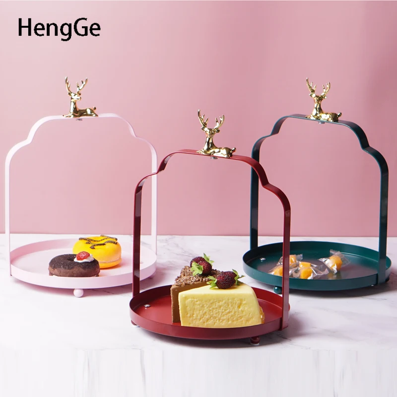 Nordic Double Layer Iron Art Dessert Trays Decorative Living Room Desktop Snack Container Tray Golden Elk Cake Decorating Tools
Nordic Double Layer Iron Art Dessert Trays Decorative Living Room Desktop Snack Container Tray Golden Elk Cake Decorating Tools