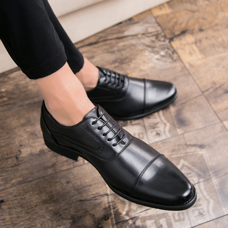 Autumn Winter Leather Oxford Ankle Lace Up Men Business Dress Shoes Classic Male Outdoor Boots Luxury Brand Gentleman Shoes IV
Autumn Winter Leather Oxford Ankle Lace Up Men Business Dress Shoes Classic Male Outdoor Boots Luxury Brand Gentleman Shoes IV