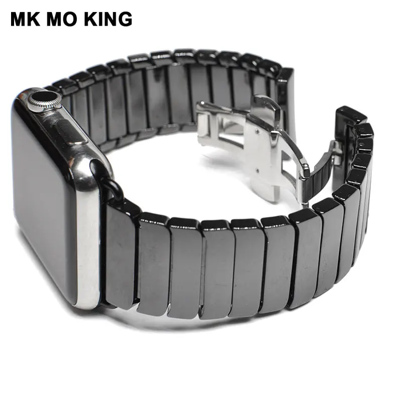 Ceramic Stainless Steel Chain Strap for Apple Iphone Role Men's Women's Watch Band Iwatch 4 38 42 44mm Smart Bracelet
Ceramic Stainless Steel Chain Strap for Apple Iphone Role Men's Women's Watch Band Iwatch 4 38 42 44mm Smart Bracelet