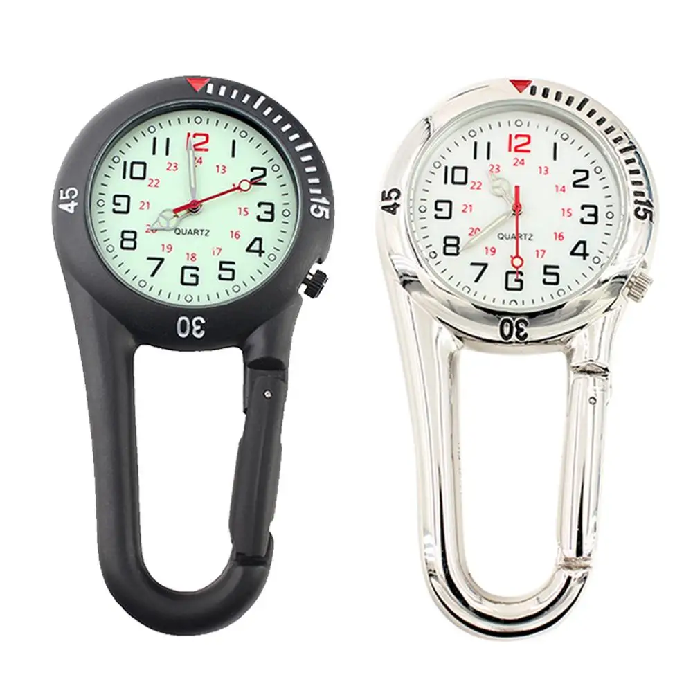 Outdoor Mini Carabiner Safety Buckle Rock Climbing Backpack Buckle Waterproof Luminous Clip-on Quartz Watch Alloy Fob Watch
Outdoor Mini Carabiner Safety Buckle Rock Climbing Backpack Buckle Waterproof Luminous Clip-on Quartz Watch Alloy Fob Watch