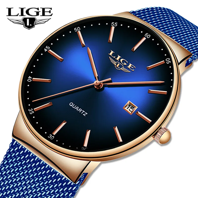 2023 LIGE Mens Watches Top Brand Luxury Gold Watch Sports Casual Mesh Stainless Steel Waterproof Watch for Men Relogio Masculino
2023 LIGE Mens Watches Top Brand Luxury Gold Watch Sports Casual Mesh Stainless Steel Waterproof Watch for Men Relogio Masculino