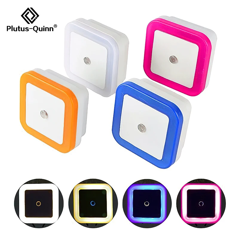 110V-220V Light Control LED Night Lamp EU Plug Energy Saving Kids Living Room Bedroom Corridor Lighting Mini Night Wall Lights
110V-220V Light Control LED Night Lamp EU Plug Energy Saving Kids Living Room Bedroom Corridor Lighting Mini Night Wall Lights