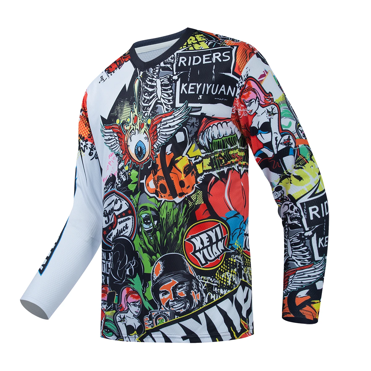 KEYIYUAN Men Motocross Jersey Bike Downhill Cycling Wear Long Sleeve Mountain Bike Clothing Racing Clothes Maillot Vtt Homme
KEYIYUAN Men Motocross Jersey Bike Downhill Cycling Wear Long Sleeve Mountain Bike Clothing Racing Clothes Maillot Vtt Homme