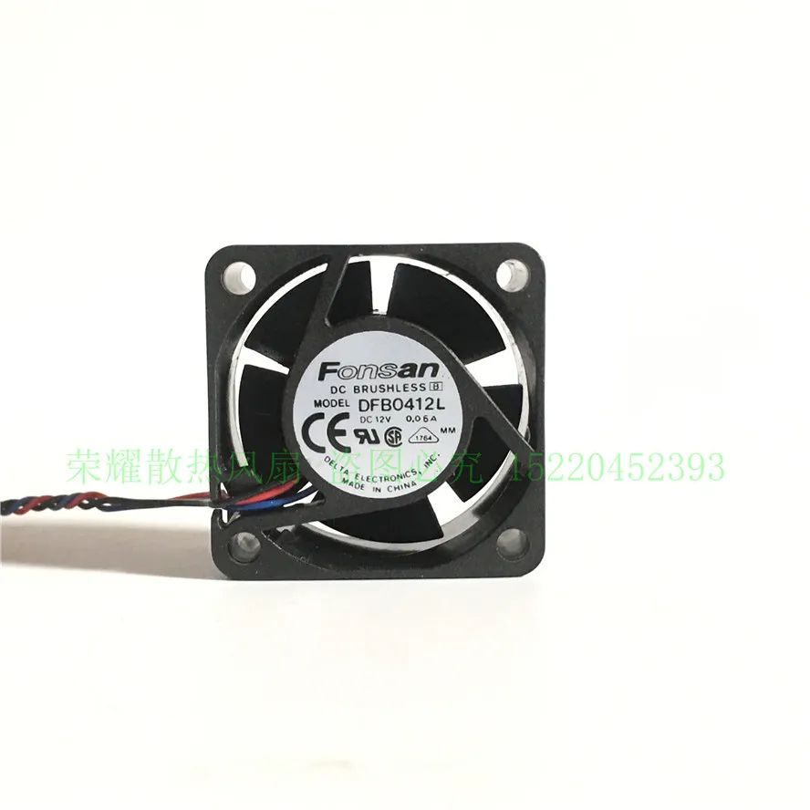 For Delta Electronics DFB0412L 12V 0.06A 4cm 4020 Ultra-Quiet Double Ball Cooling Fan
For Delta Electronics DFB0412L 12V 0.06A 4cm 4020 Ultra-Quiet Double Ball Cooling Fan