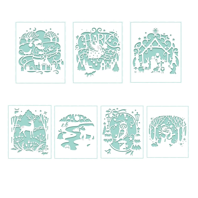 Metal Cutting Die Suitable For Christmas DIY Photo Album Scrapbook 3D Greeting Card Making Embossed Snowman Deer Bear 2021 NEW
Metal Cutting Die Suitable For Christmas DIY Photo Album Scrapbook 3D Greeting Card Making Embossed Snowman Deer Bear 2021 NEW