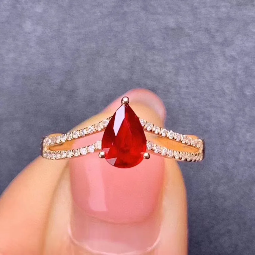 Affordable Luxury Natural Ruby Silver Ring for Party 5mm*7mm Natural Ruby Ring for Engagement Solid 925 Silver Ruby Jewelry
Affordable Luxury Natural Ruby Silver Ring for Party 5mm*7mm Natural Ruby Ring for Engagement Solid 925 Silver Ruby Jewelry