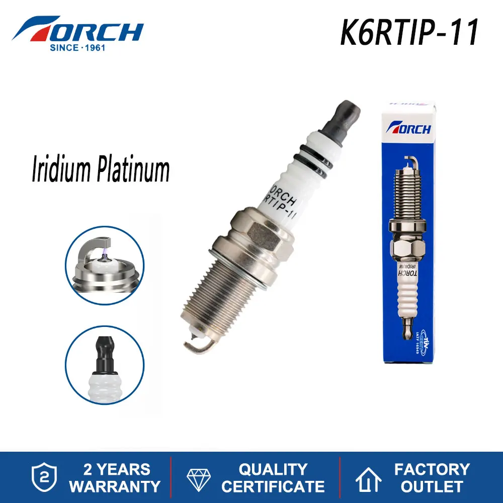 1PCS Иридиевая свеча зажигания TORCH K6RTIP-11 Замена для Lada 21120-3707010-86 21120370701086 Denso K20TR11 Brisk Dr15yc1 NLP100290L
1PCS Иридиевая свеча зажигания TORCH K6RTIP-11 Замена для Lada 21120-3707010-86 21120370701086 Denso K20TR11 Brisk Dr15yc1 NLP100290L