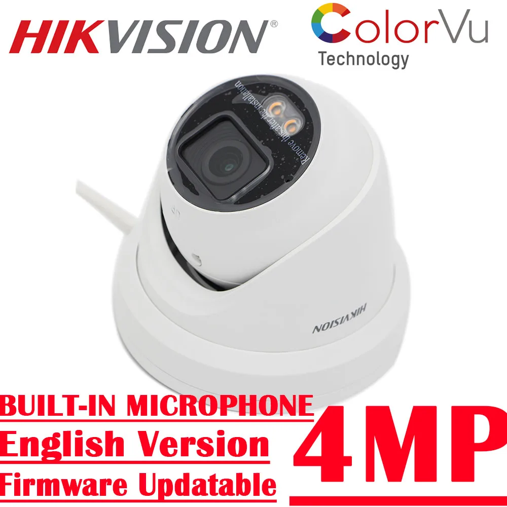 Hikvision Built-in microphone 4MP DS-2CD2347G2-LSU/SL ColorVu IP Camera POE Turret Full Color
Hikvision Built-in microphone 4MP DS-2CD2347G2-LSU/SL ColorVu IP Camera POE Turret Full Color
