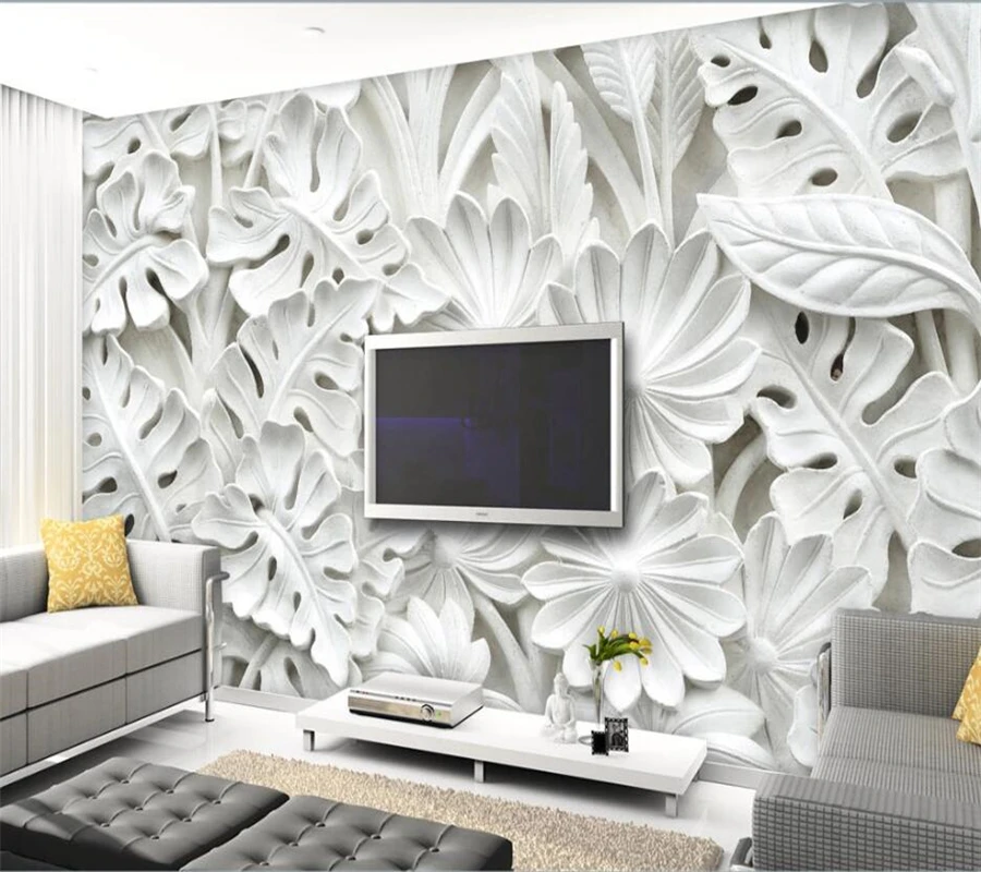 wellyu Customized large murals, stylish home decoration pattern, plaster relief, TV background wallpaper papel de parede 3d
wellyu Customized large murals, stylish home decoration pattern, plaster relief, TV background wallpaper papel de parede 3d