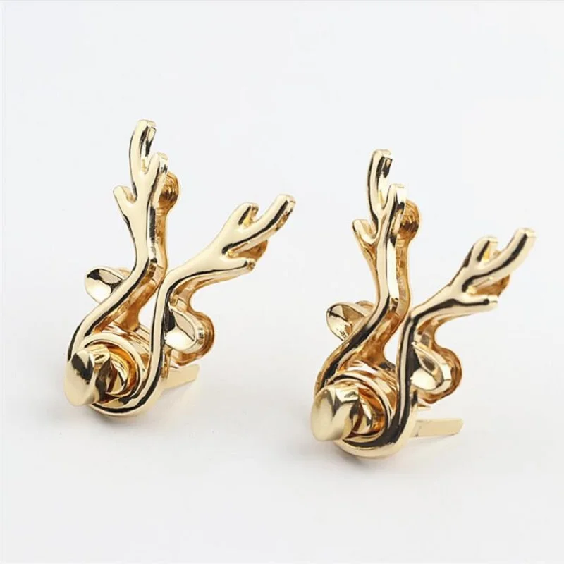 10pcs/lot high-end luggage, handbags, leather hardware accessories, messenger bag deer head antler lock
10pcs/lot high-end luggage, handbags, leather hardware accessories, messenger bag deer head antler lock