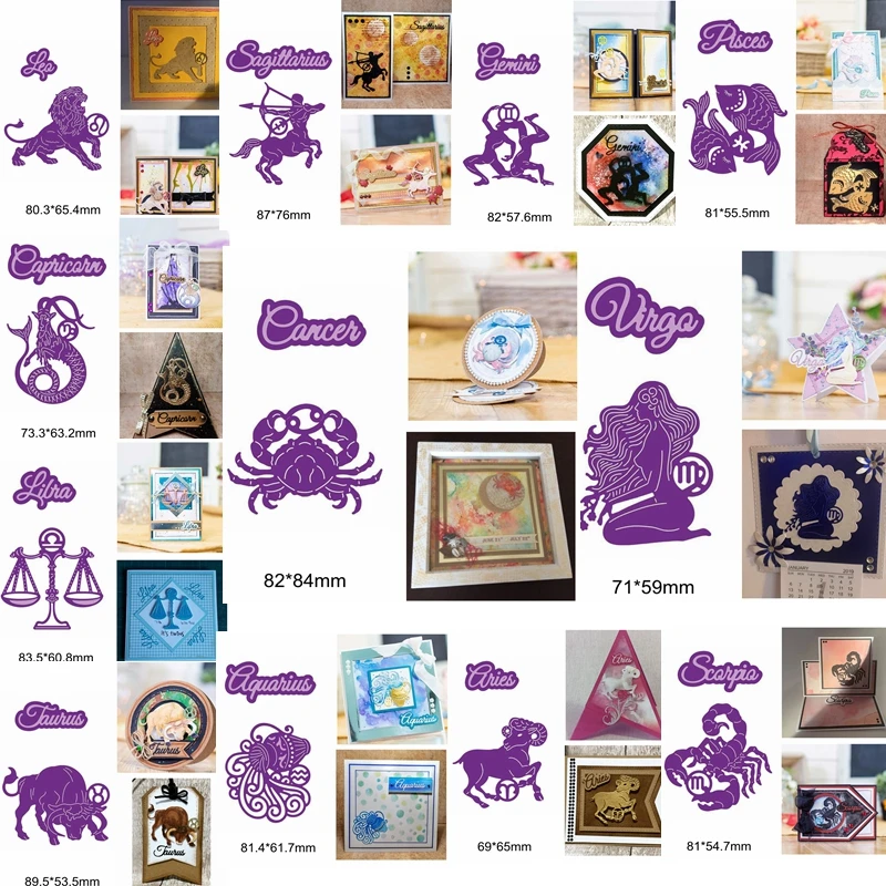 12 Constellations Libra Leo Virgo Cartoon Letter Words Animals Metal Cutting Dies Make Cards Scrapbook Craft New Stencils 2020
12 Constellations Libra Leo Virgo Cartoon Letter Words Animals Metal Cutting Dies Make Cards Scrapbook Craft New Stencils 2020