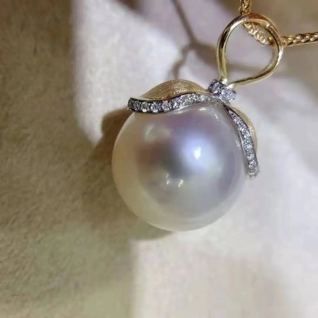 RY Pure 925 Sterling Silver Round 11-12mm Fresh Water White Pearls Pendants Necklaces for Women Fine Birthday's Presents 
RY Pure 925 Sterling Silver Round 11-12mm Fresh Water White Pearls Pendants Necklaces for Women Fine Birthday's Presents