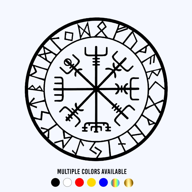 CK20807# 15x15cm Die-Cut Vinyl Decal Vegvisir Compass Car Sticker Waterproof Auto Decors on Bumper Window Laptop
CK20807# 15x15cm Die-Cut Vinyl Decal Vegvisir Compass Car Sticker Waterproof Auto Decors on Bumper Window Laptop