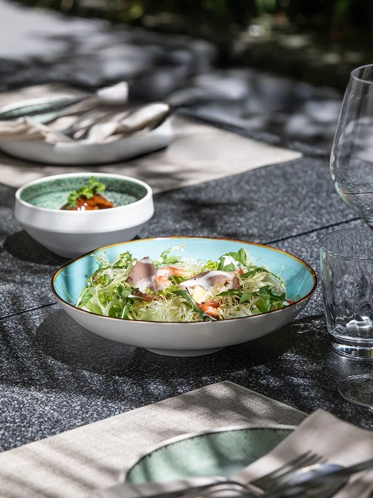 Creative Nordic Deep Dish Western Dinner Plate Ceramic Salad Bowl Fruit Plate Kitchen Utensils Decorative Tableware Tray
Creative Nordic Deep Dish Western Dinner Plate Ceramic Salad Bowl Fruit Plate Kitchen Utensils Decorative Tableware Tray