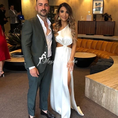 Chic Stain White Long Dresses For Women Sexy High Split One-Shoulder Hollow Waist Dress Special Occasion Wear Gowns vestidos
Chic Stain White Long Dresses For Women Sexy High Split One-Shoulder Hollow Waist Dress Special Occasion Wear Gowns vestidos