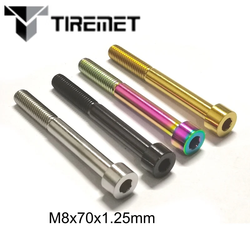 1PC Titanium Bolts M8x70mm M8*70mm for Brompton Folding Bicycle Screw Headset BMX Stem Lightweight Parts Gr5
1PC Titanium Bolts M8x70mm M8*70mm for Brompton Folding Bicycle Screw Headset BMX Stem Lightweight Parts Gr5