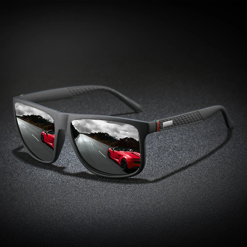 Unisex Fashion Polarized Sunglasses Man Women Mirror Plastic Square Shades UV400 Driving Sport Sun Glasses With Free Box
Unisex Fashion Polarized Sunglasses Man Women Mirror Plastic Square Shades UV400 Driving Sport Sun Glasses With Free Box