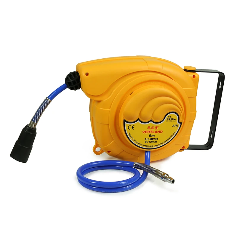 GQ90A Automatic Retractable Hose Reel Air Drum Taiwan Air Drum Hose Reel PU Clamp Auto Repair Tube
GQ90A Automatic Retractable Hose Reel Air Drum Taiwan Air Drum Hose Reel PU Clamp Auto Repair Tube