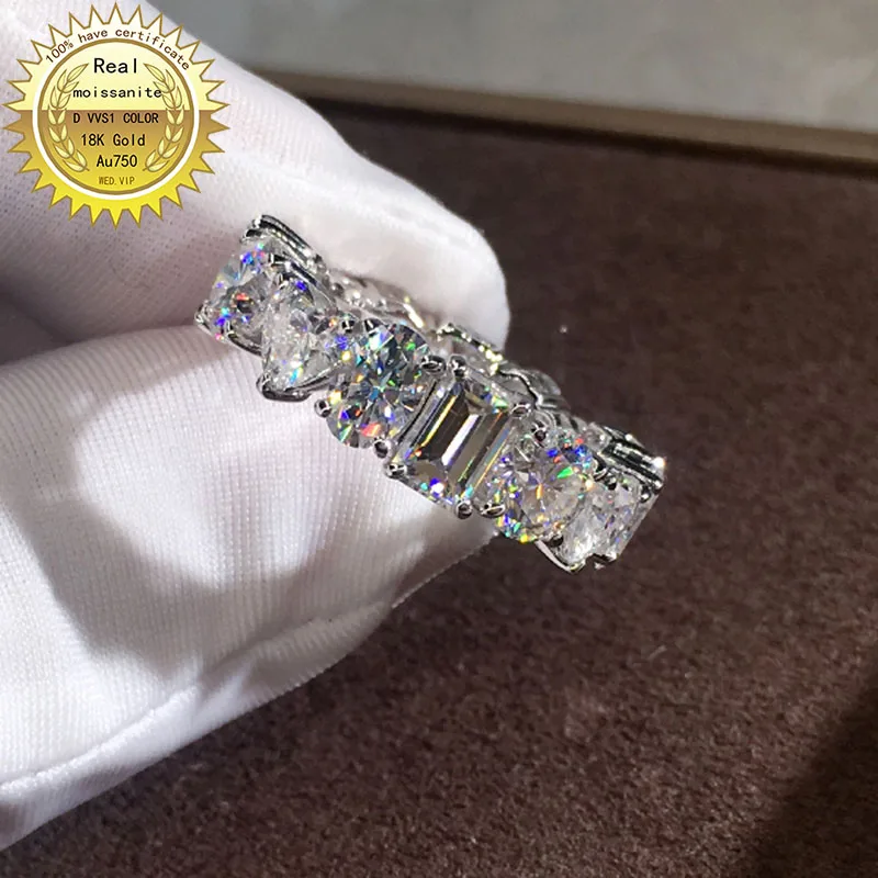 100%18K goldr ring 8ct D VVS moissanite ring Engagement&Wedding Jewellery with certificate 0036
100%18K goldr ring 8ct D VVS moissanite ring Engagement&Wedding Jewellery with certificate 0036