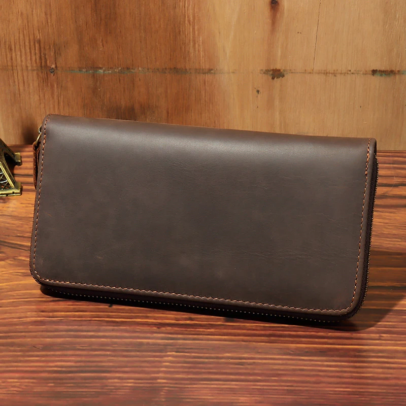 Luufan Genuine Leather Men Wallets Long Style Card Holder Male Purse Zipper Large Capacity Clutches Money Wallets For Men
Luufan Genuine Leather Men Wallets Long Style Card Holder Male Purse Zipper Large Capacity Clutches Money Wallets For Men