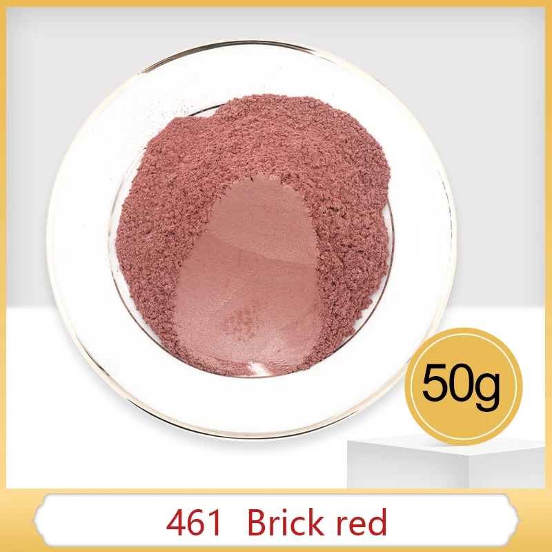 Brick Red Pearl Powder Pigment Mineral Mica Powder DIY Dye Colorant for Soap Automotive Art Crafts 5
Brick Red Pearl Powder Pigment Mineral Mica Powder DIY Dye Colorant for Soap Automotive Art Crafts 5