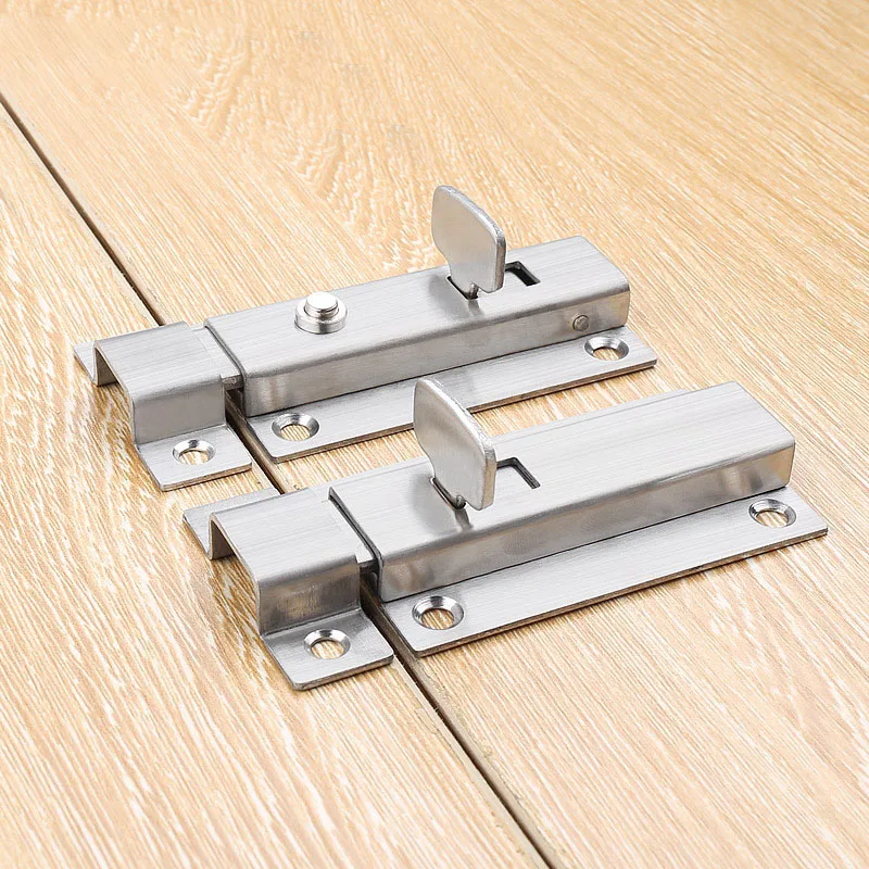 Stainless Steel Door Bolt Furniture Lock Hotel Office Safety Buckle Wooden Window Anti-theft Latch Household Hardware Part
Stainless Steel Door Bolt Furniture Lock Hotel Office Safety Buckle Wooden Window Anti-theft Latch Household Hardware Part